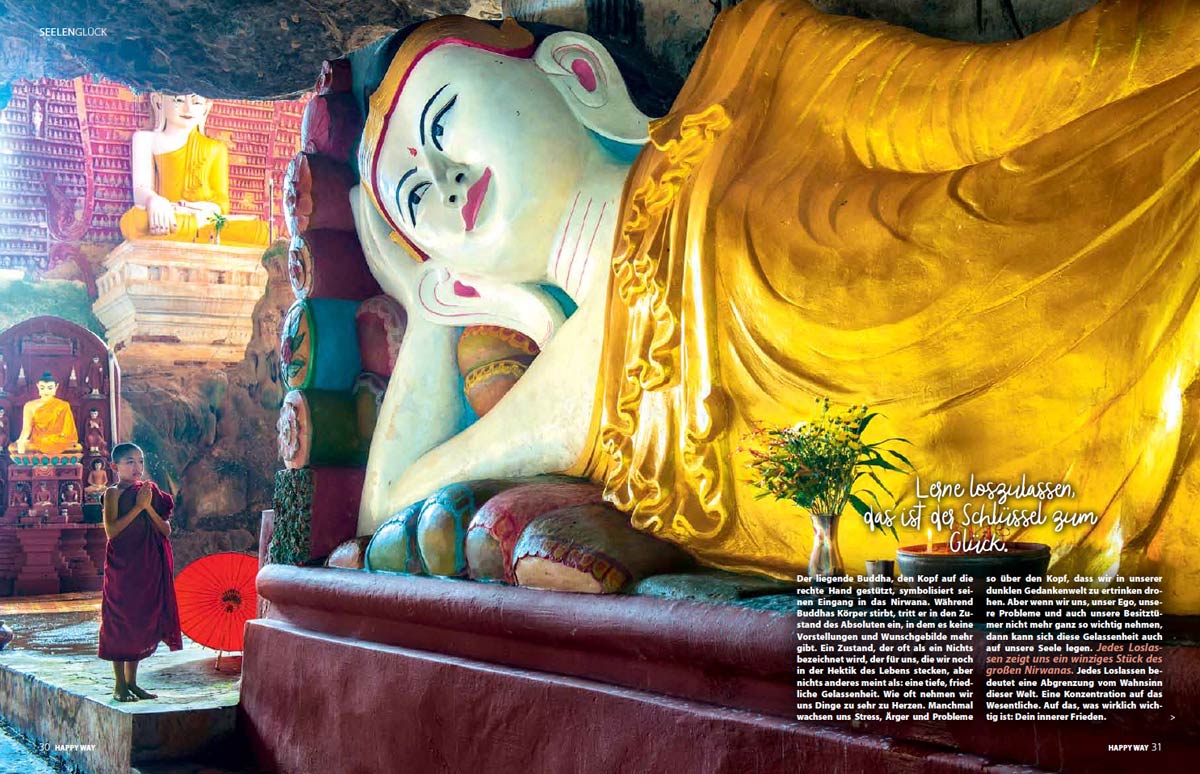 Die Weisheit Buddhas - DER ROTE SCHIRM von Mario Weigt Die Weisheit Buddhas - DER ROTE SCHIRM