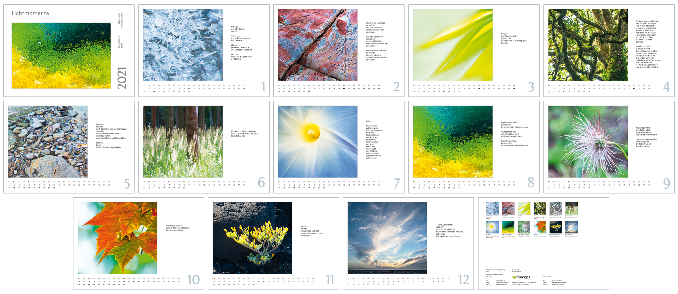 Foto-Lyrik-Kalender 2021 "Lichtmomente"